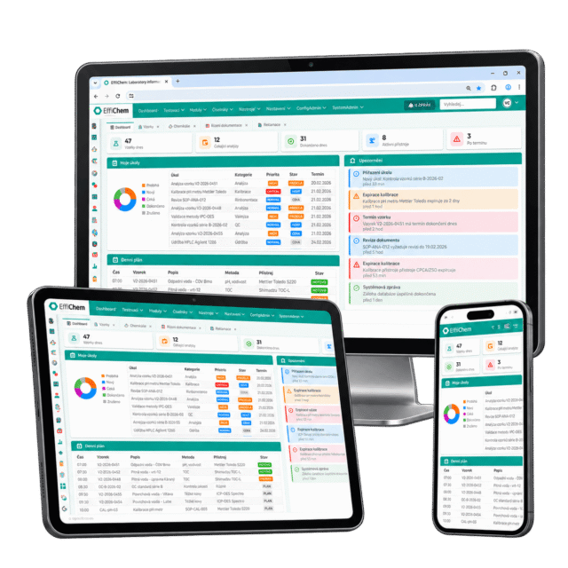 Effichem software pro jednodušší provoz laboratoře